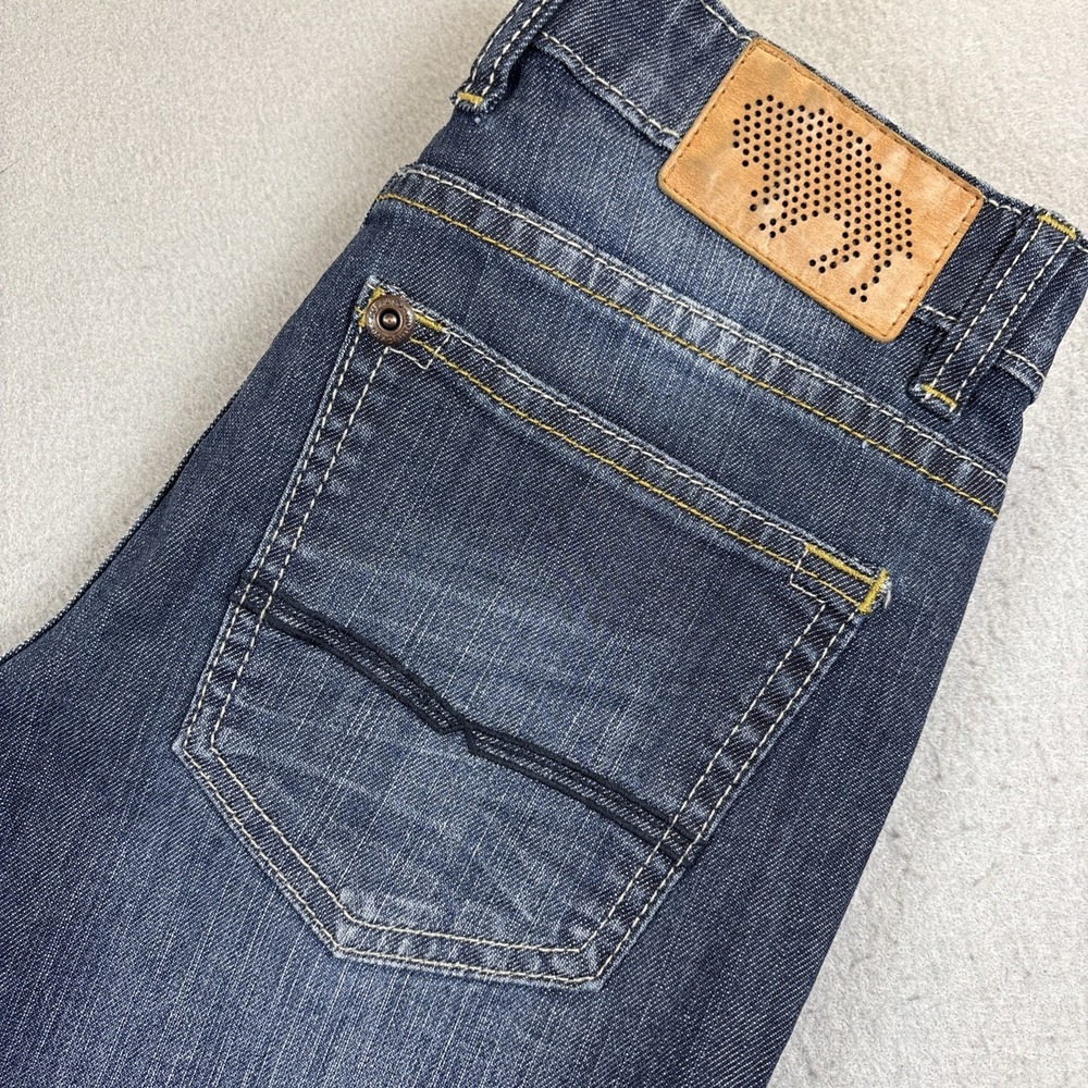 Buffalo David Bitton Boys Jeans Dark Wash Straight Leg Denim Size 12 26/27 EUC